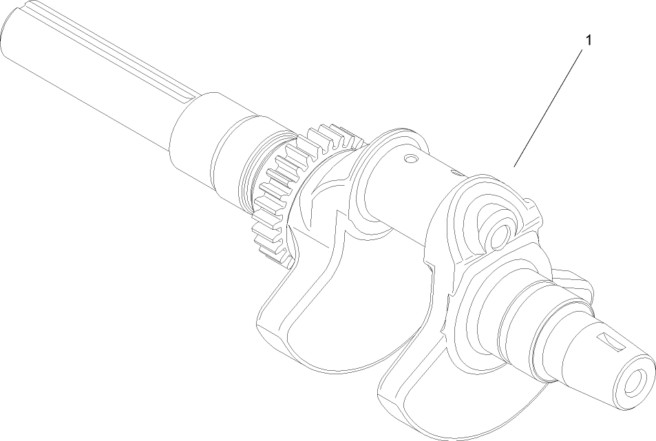 Crankshaft Assembly  Kohler CH740 0075