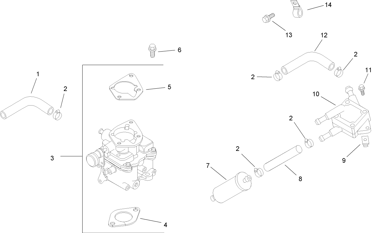 Fuel System Assembly  Kohler CH740 0075