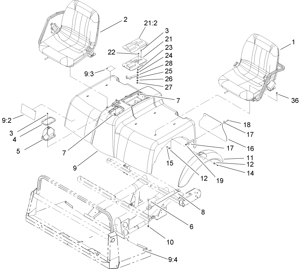 Shroud and Seat Assembly