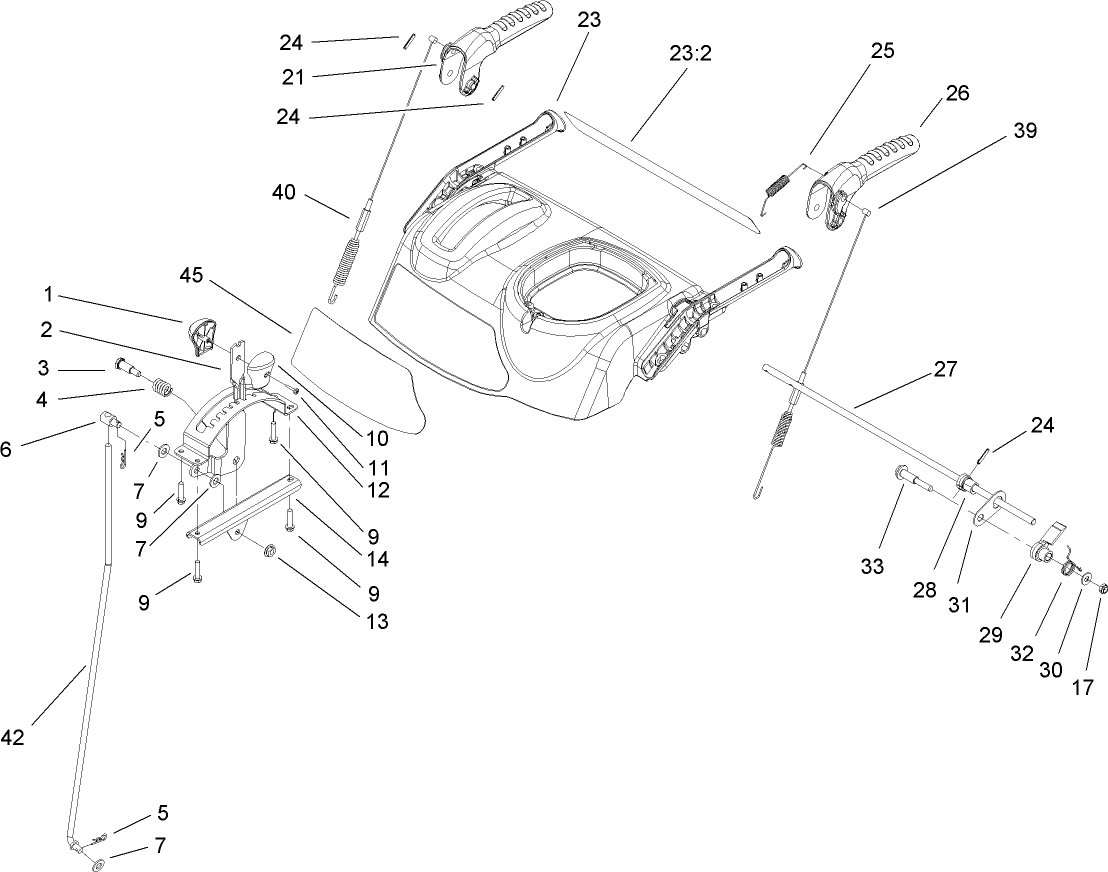 Handle and Control Assembly