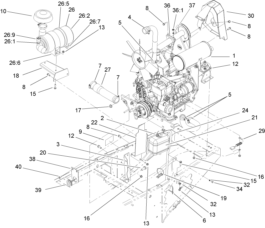 Engine Installation Assembly