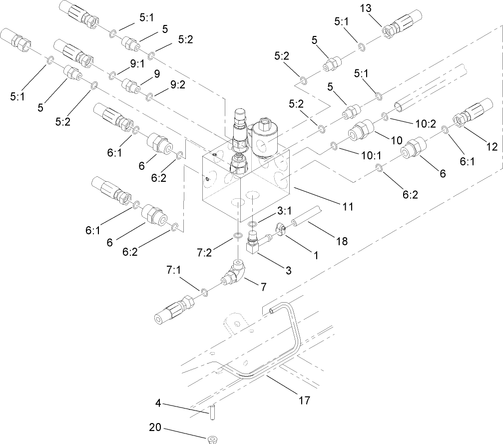 Manifold Block Installation Assembly
