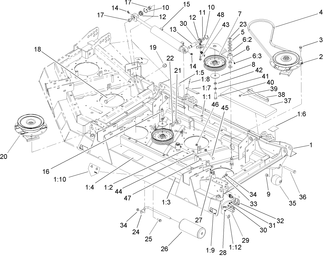 Center Deck Assembly
