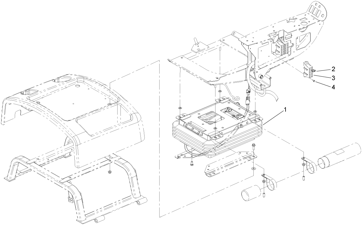 Air Ride Suspension and Electrical Assembly