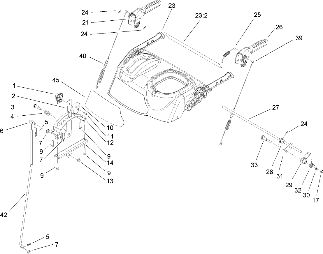 Handle and Control Assembly