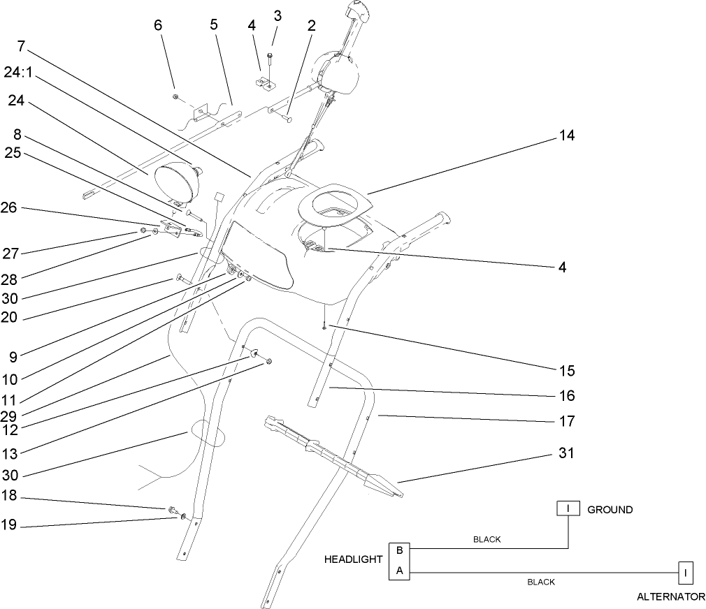 Handle and Control Assembly