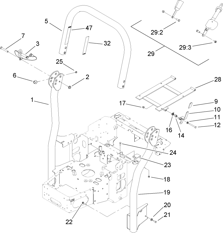 Roll-Over Protection System Assembly No. 107-8093