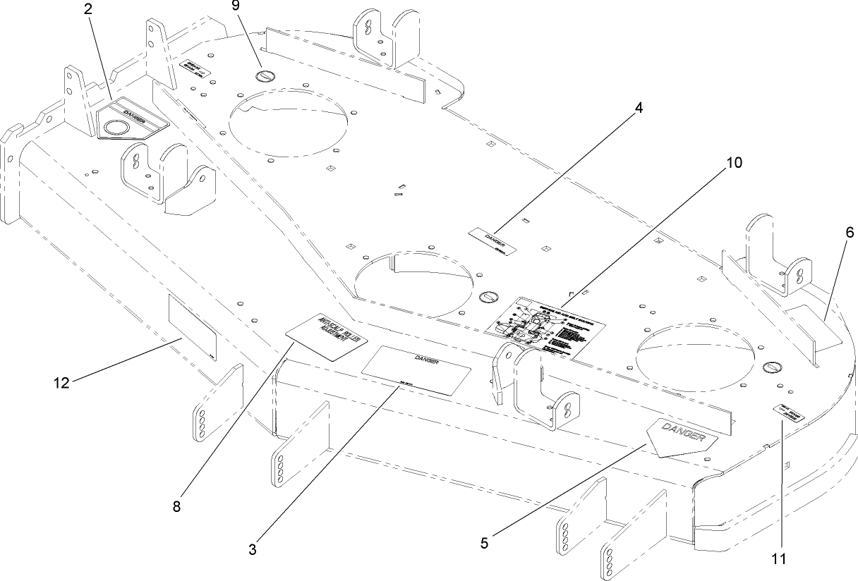 Deck Decal Assembly No. 107-1693