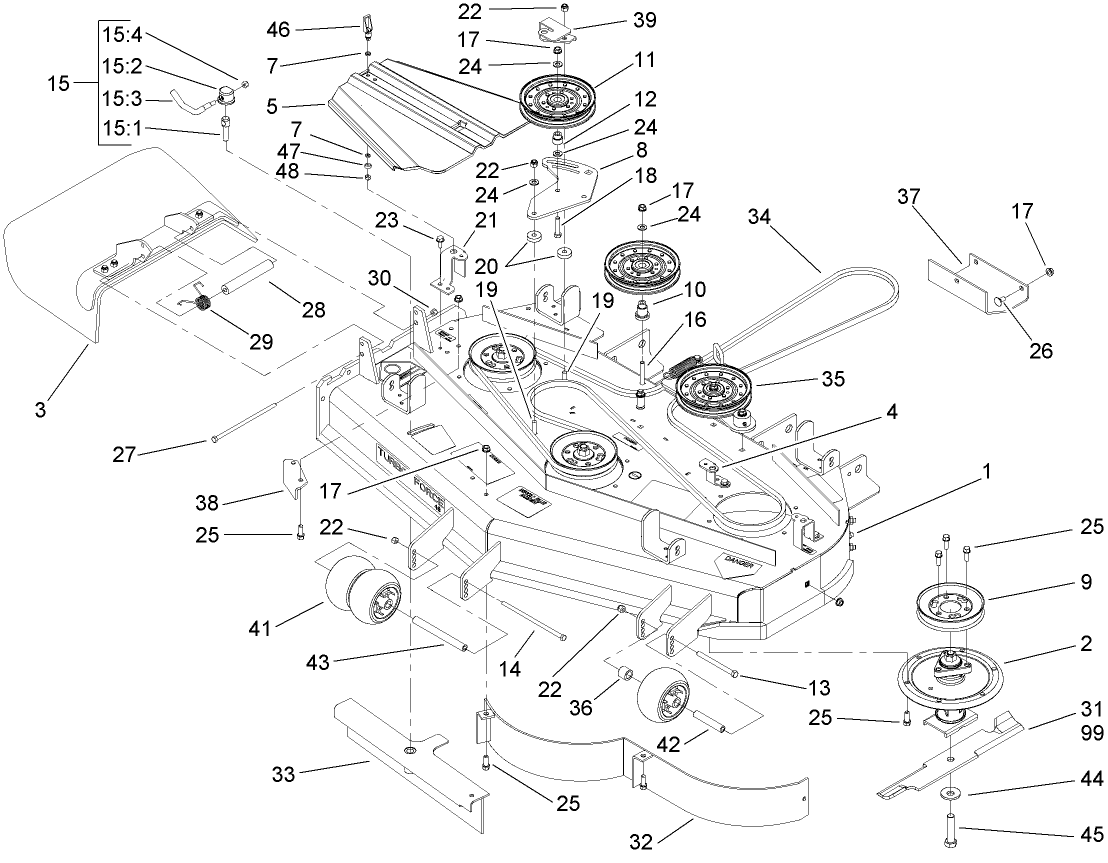 Deck Assembly No. 107-3190