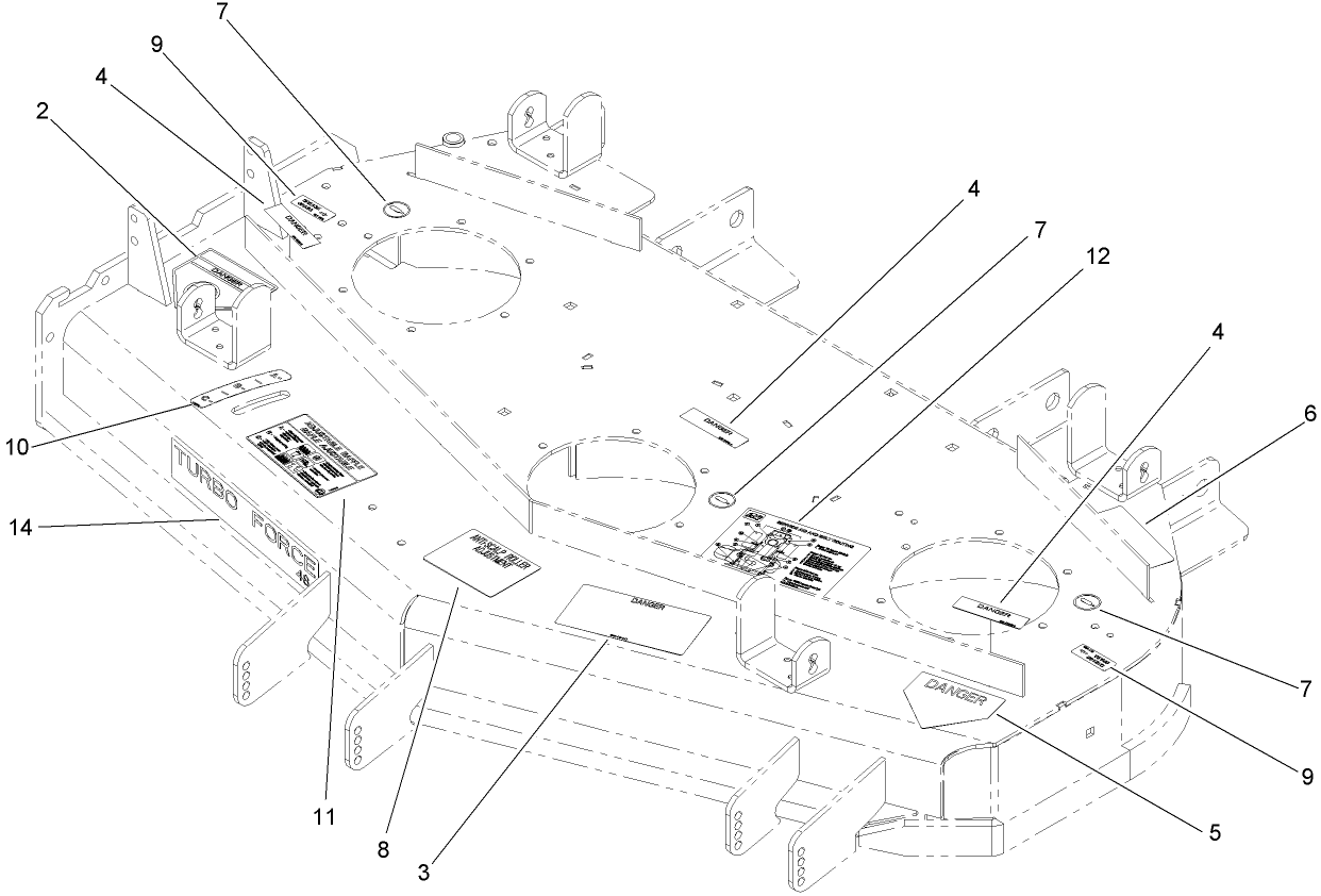 Deck Decal Assembly No. 107-8515