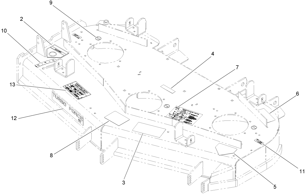 Deck Decal Assembly No. 107-1669