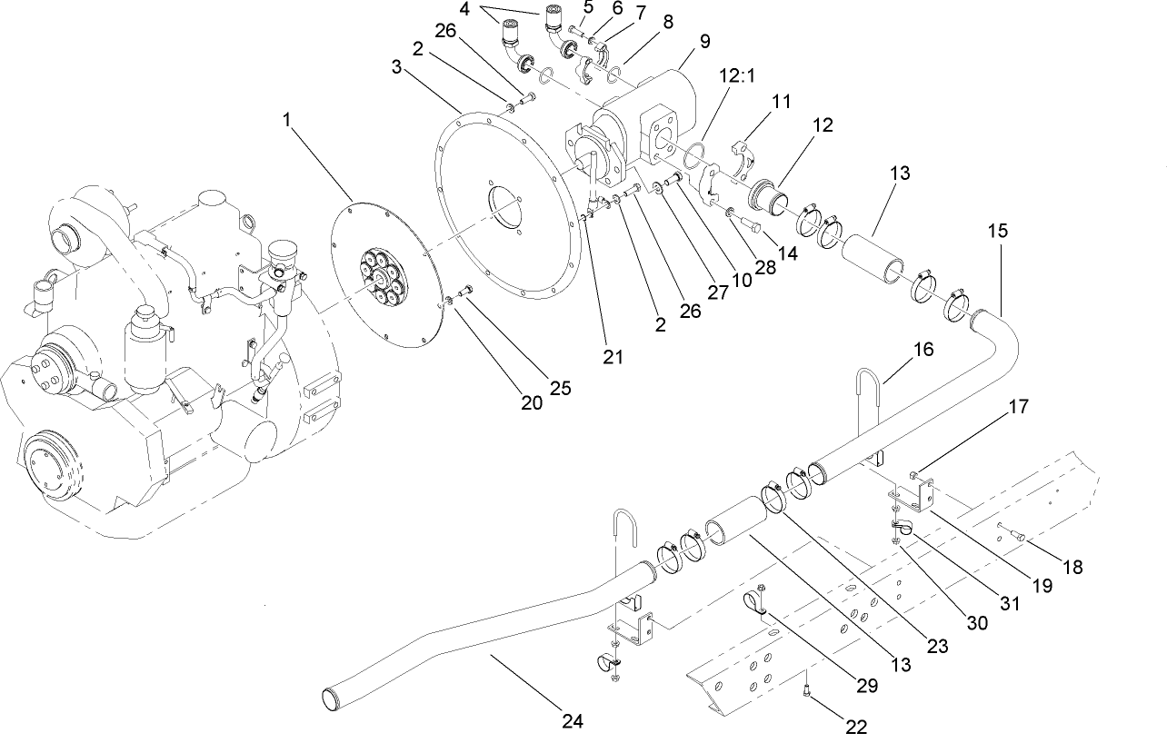 Hydraulic Pump Plate Assembly