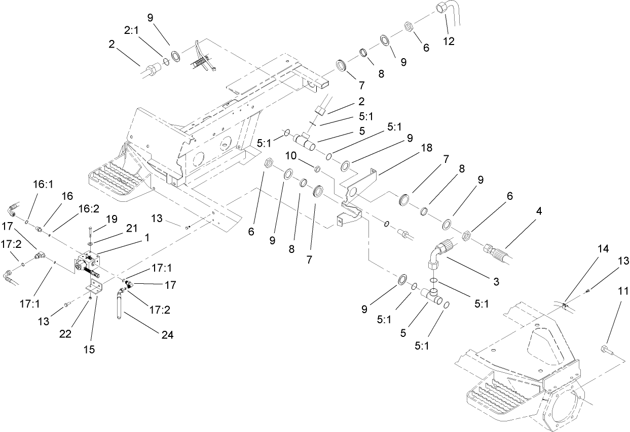Front Hydraulic Drive Assembly