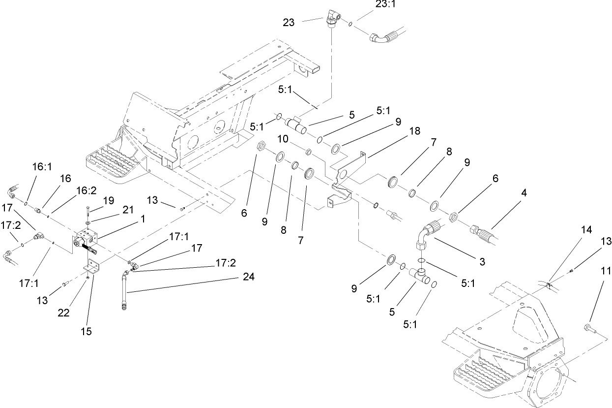 Front Hydraulic Drive Assembly