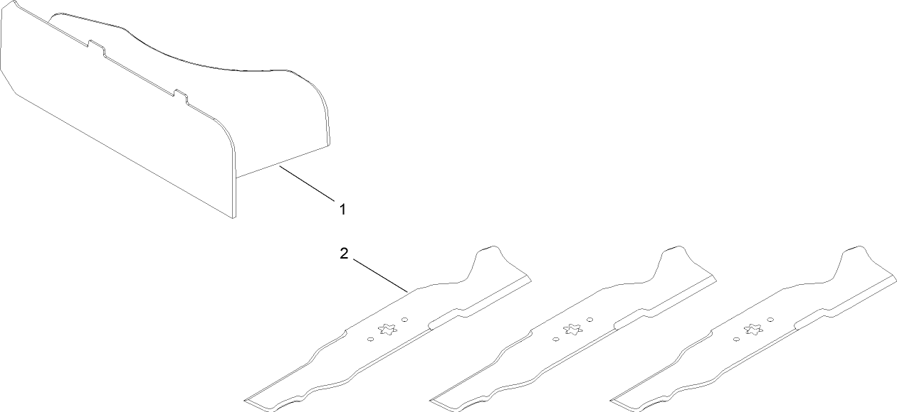 54 Inch Mulch Kit Assembly