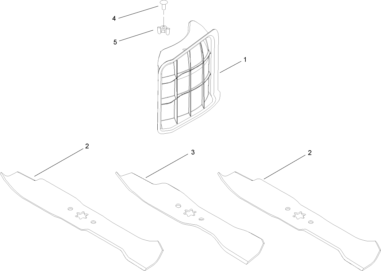 46 Inch Mulch Kit Assembly