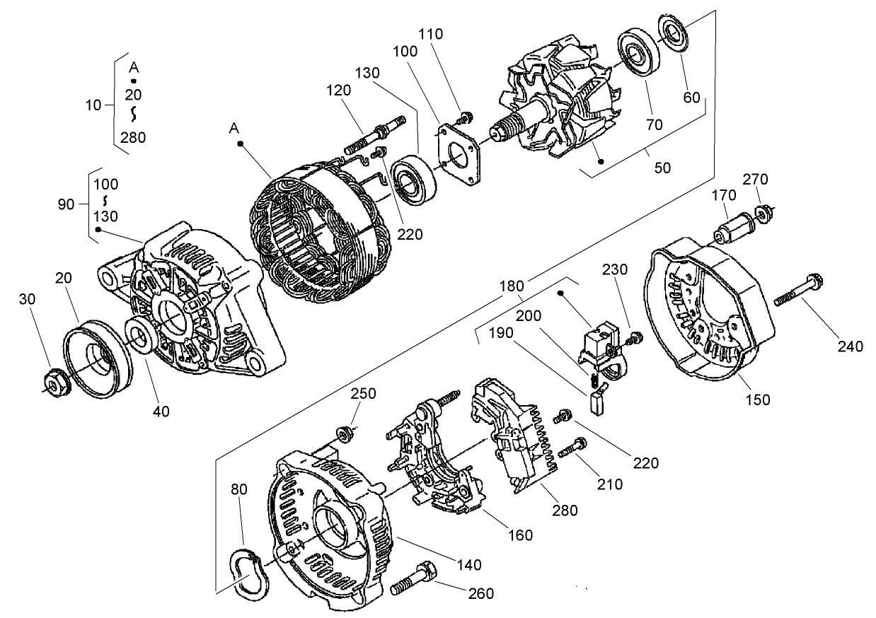 Alternator Components