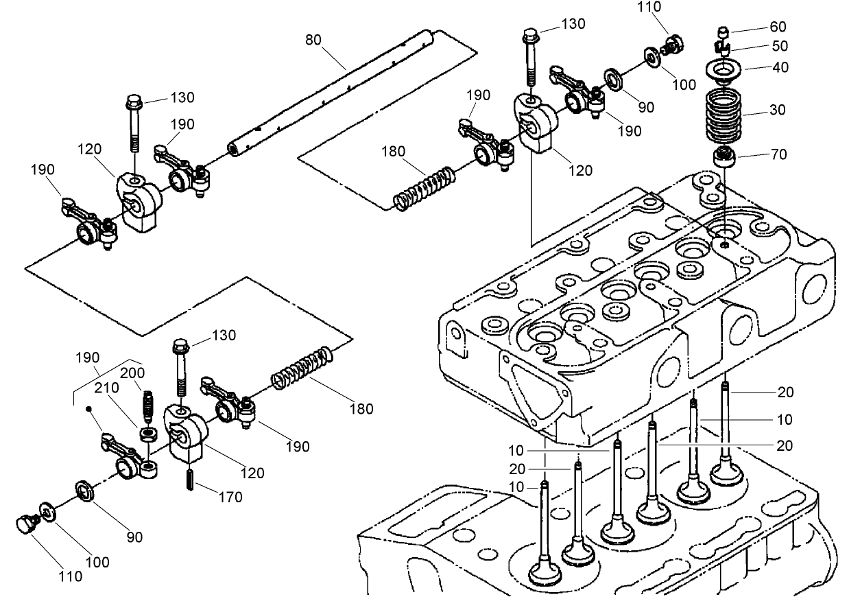 Valve and Rocker Arm Assembly