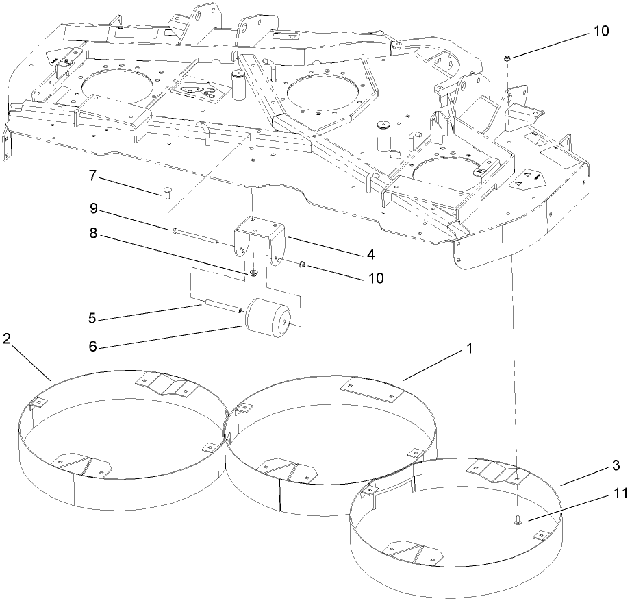 Roller and Baffle Assembly
