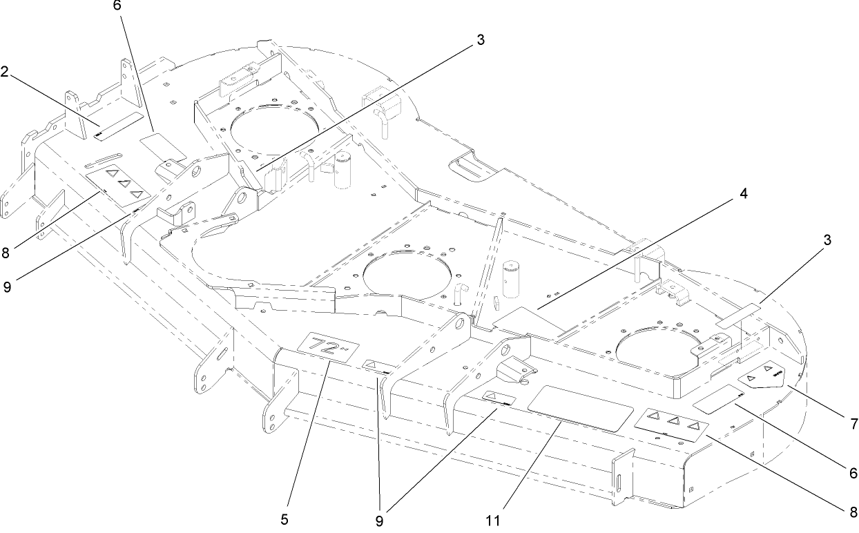 Deck Decal Assembly No. 108-9901