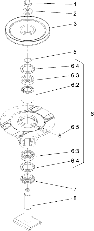 Spindle Assembly No. 110-6382