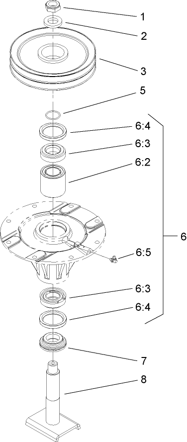 Spindle Assembly No. 110-6381