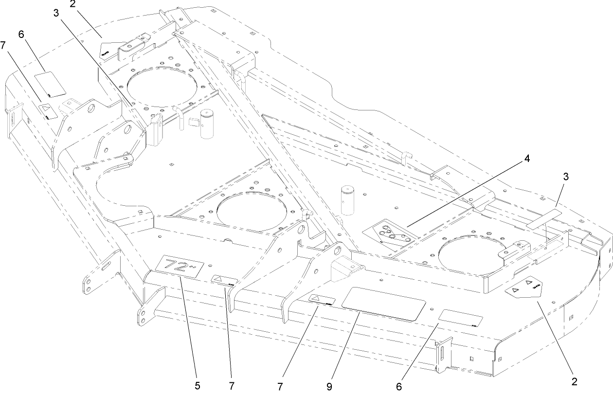 Deck and Decal Assembly No. 108-9903