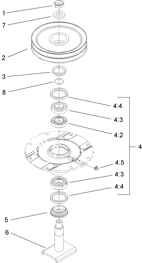 Double Driven Spindle Assembly No. 104-3530