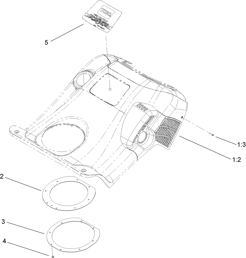 Recoil Upper Shroud Assembly No. 108-5099