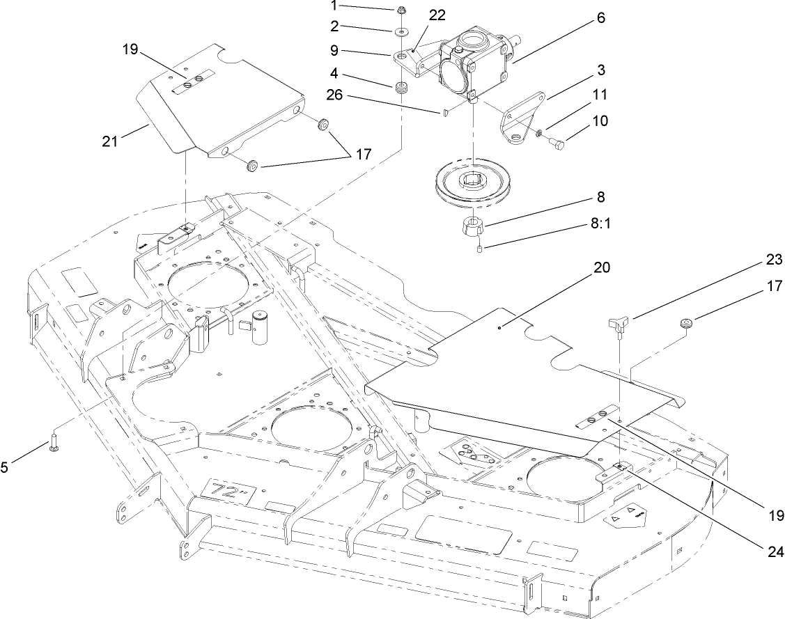Cover and Gearbox Assembly