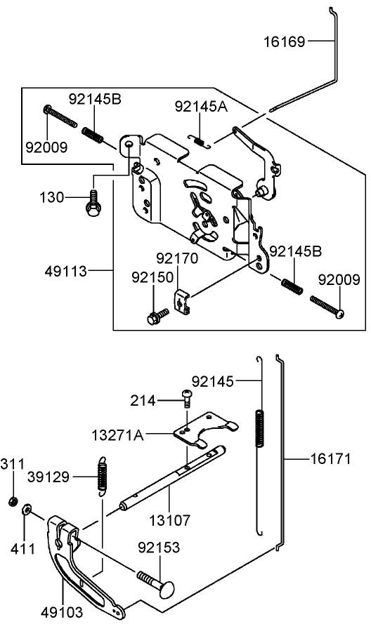 Control Equipment Assembly  Kawasaki FH541V-BS50-R