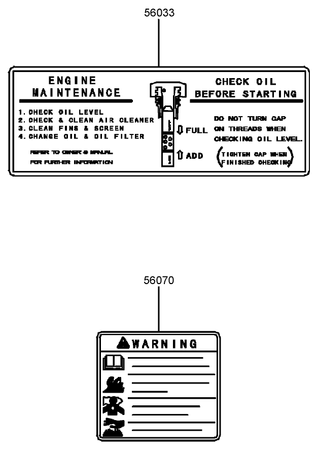 Decal Assembly  Kawasaki FH541V-BS50-R