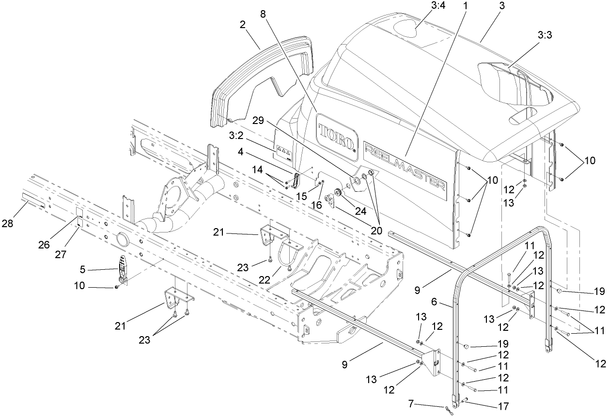 Battery and Bumper Assembly