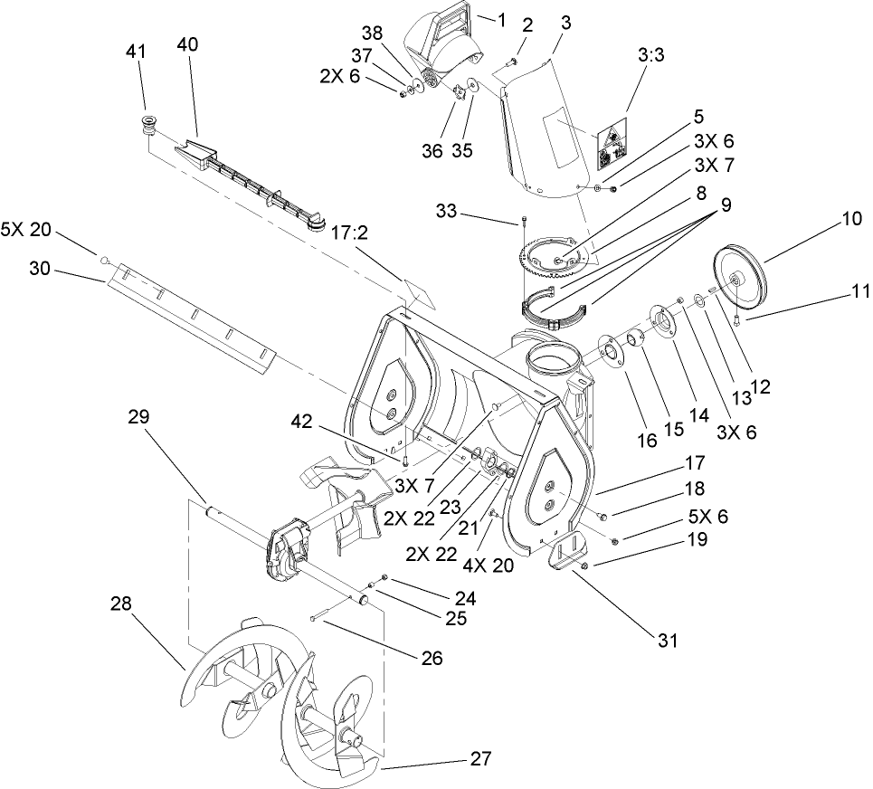 Auger Housing Assembly