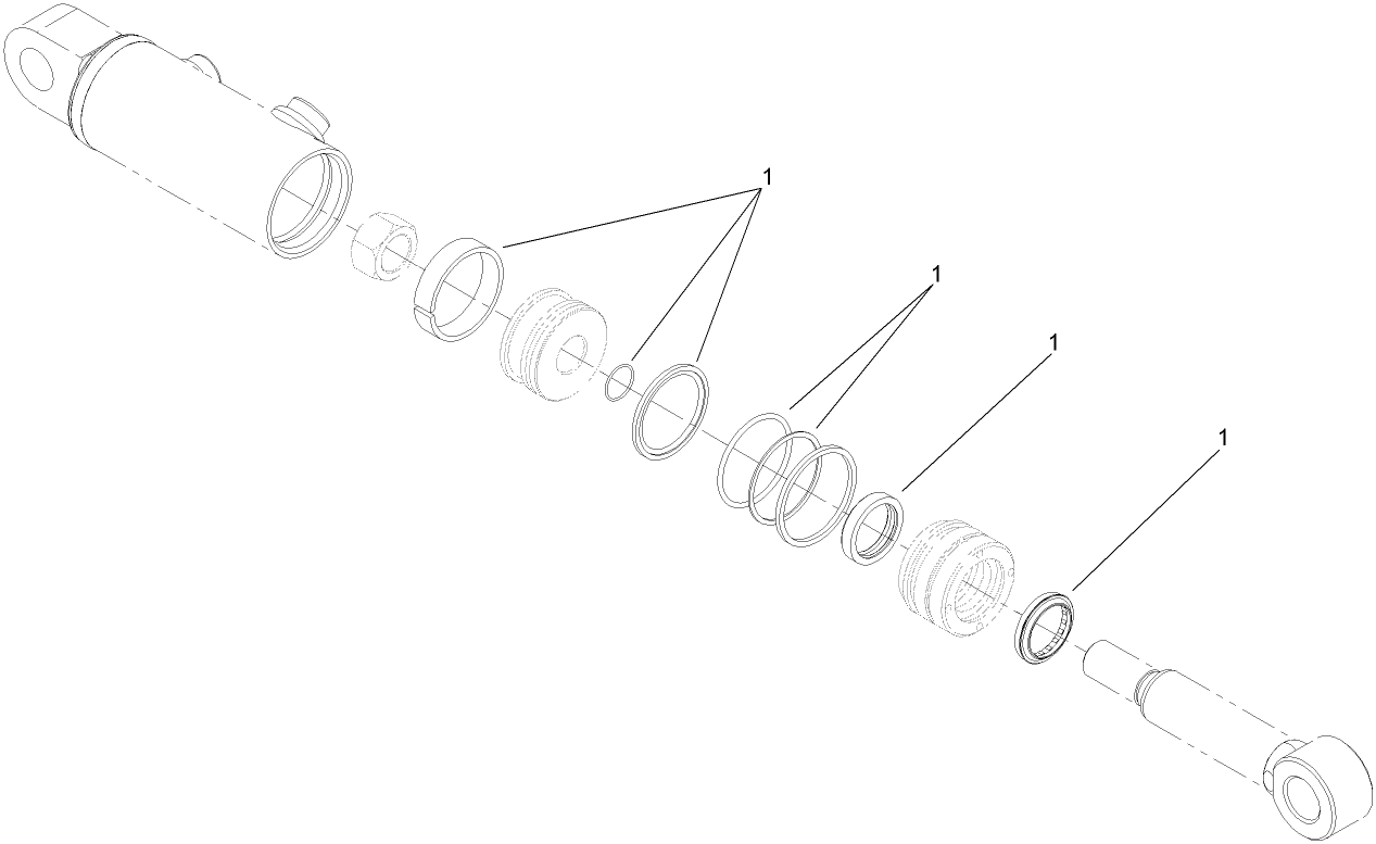 Hydraulic Cylinder Assembly No. 108-5170