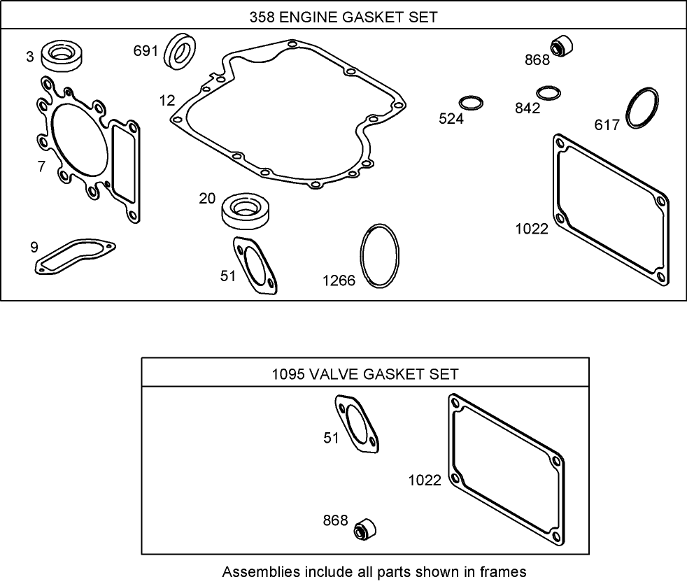 Gasket Kit  Briggs and Stratton 31A707-0116-E1