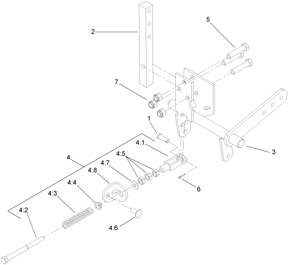 RH Motion Control Assembly No. 109-3707