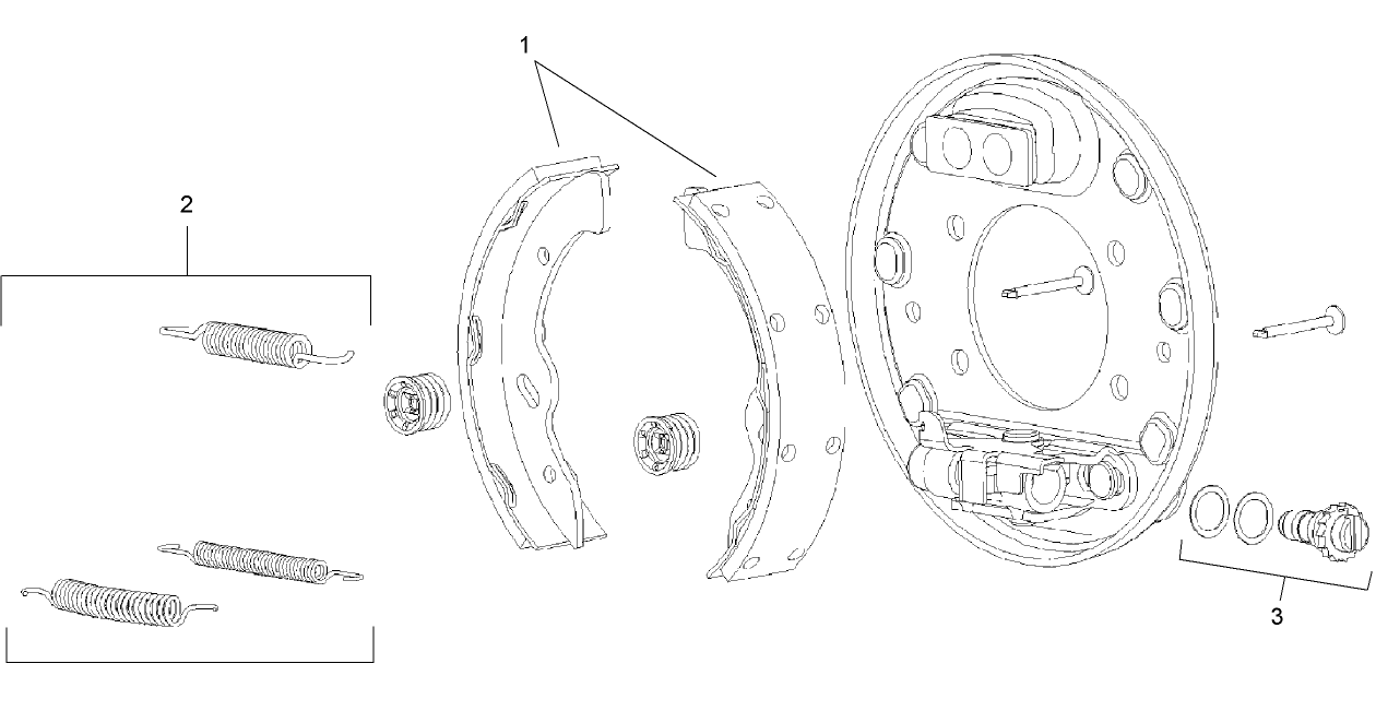 Right Hand Brake Assembly No. 99-7136