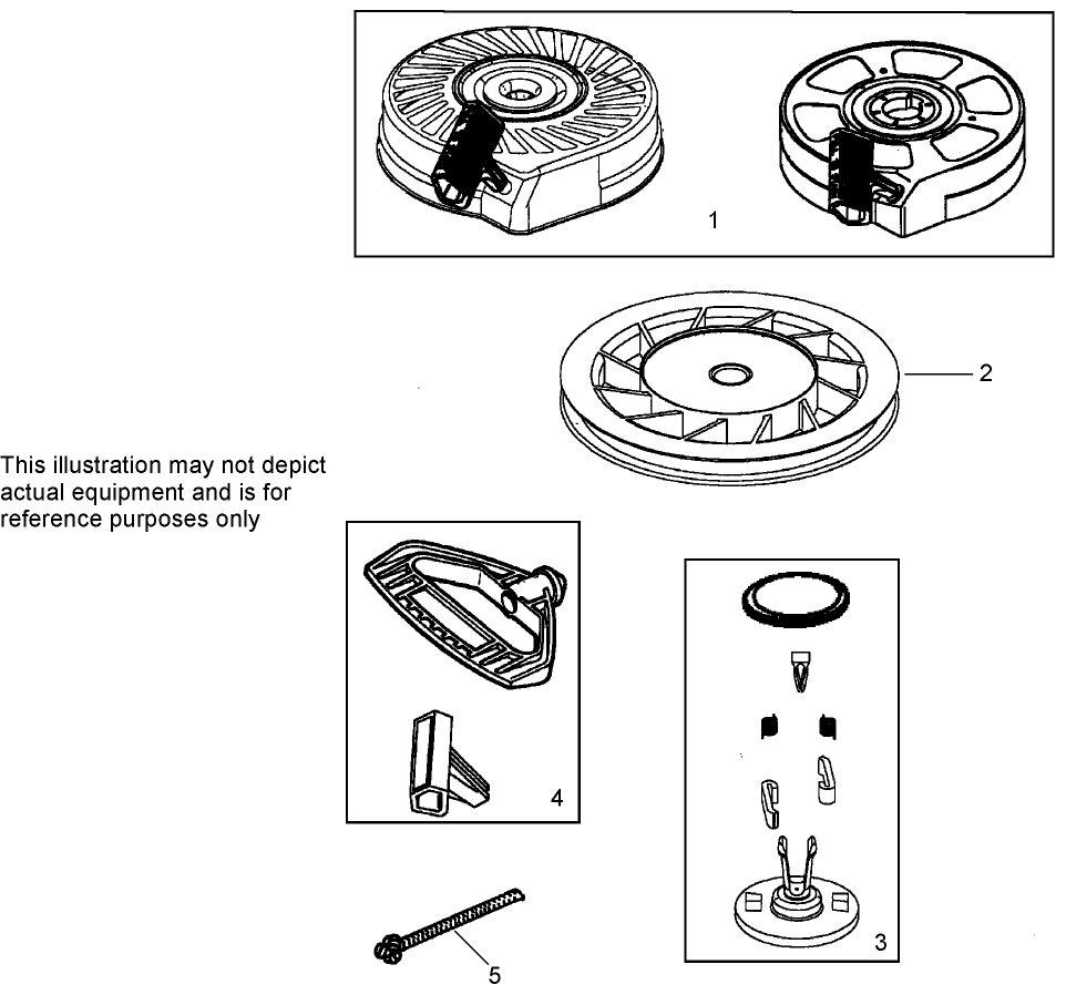 Rewind Starter No. 590742  Tecumseh LH195SA - 67435V