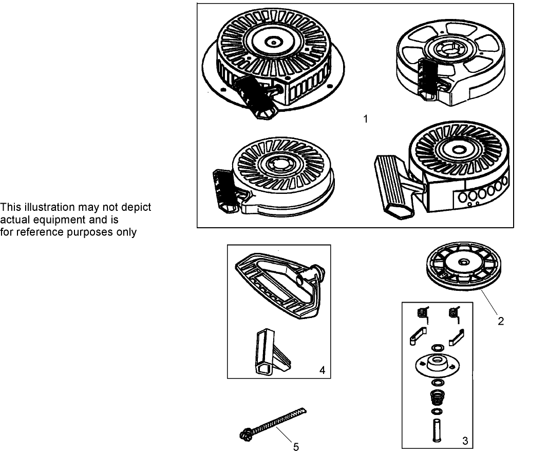 Rewind Starter No. 590707 (Optional)  Tecumseh LH195SA - 67435V