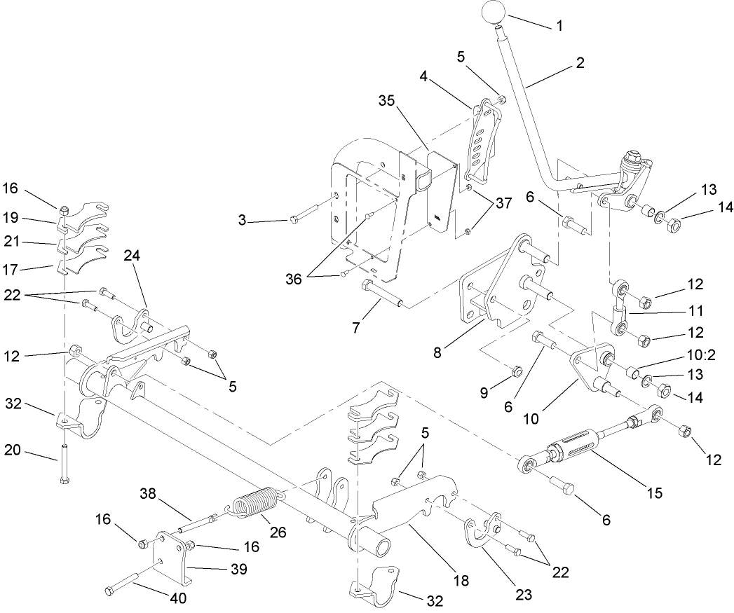 Midmount Toolbar Assembly