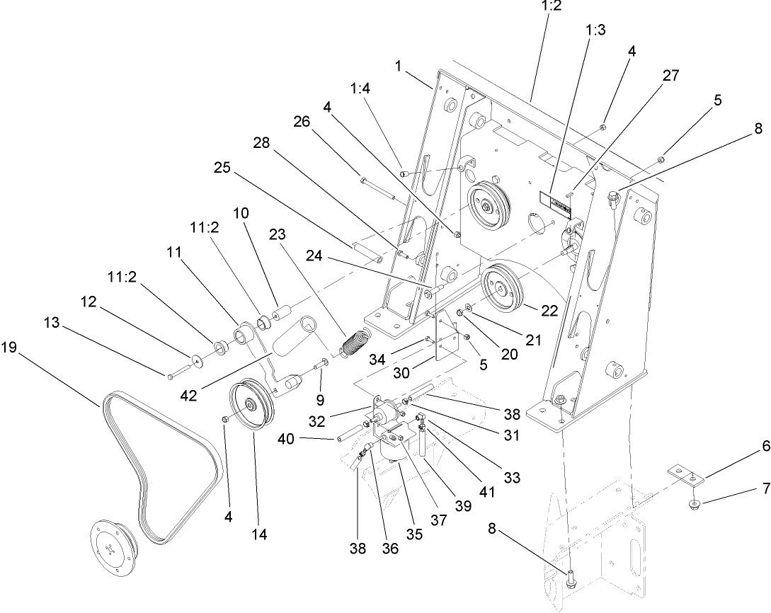 Loader Tower and Drive Assembly