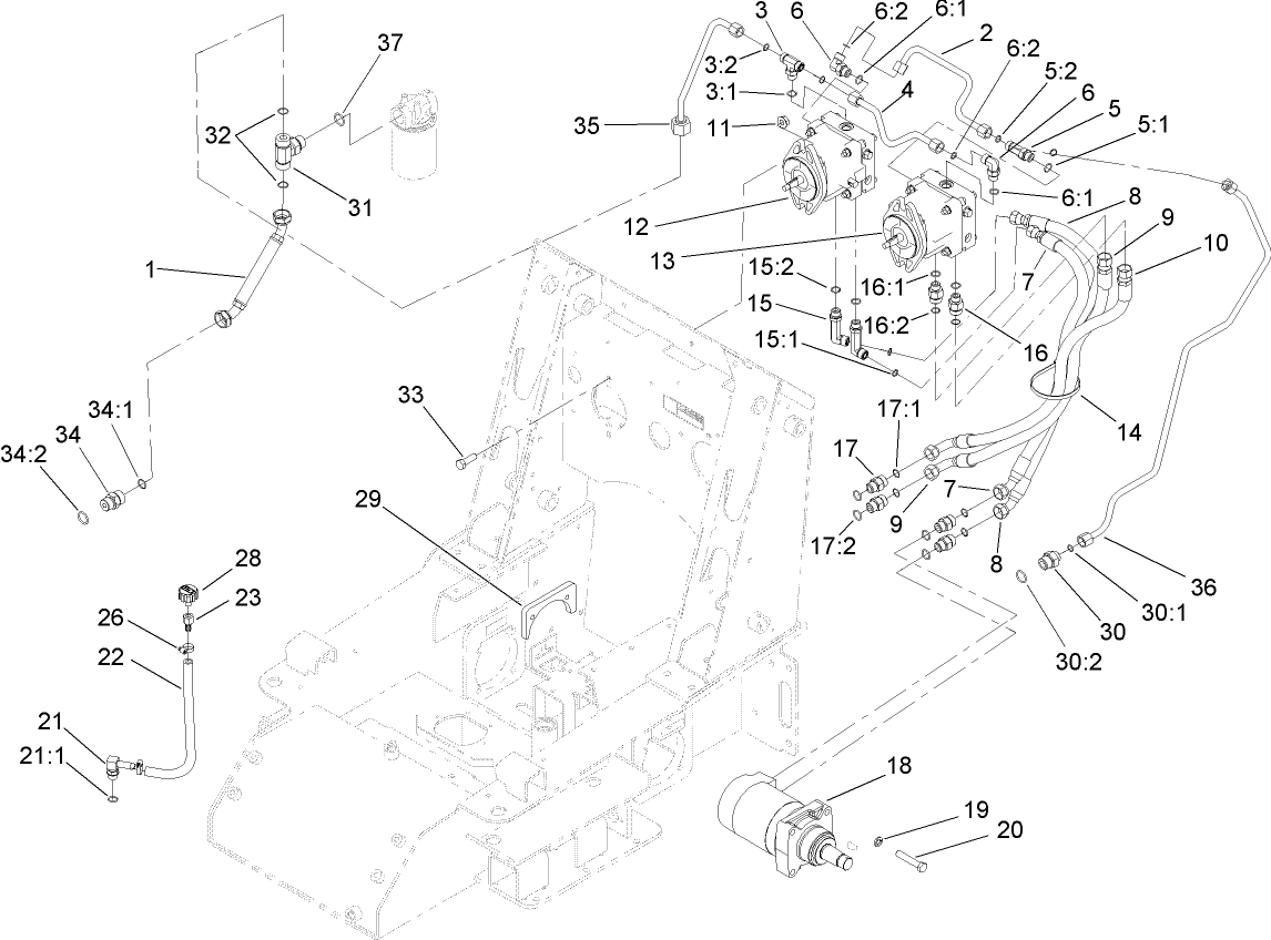 Traction Hydraulic Assembly