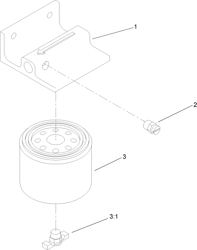 Filter / Water Separator Assembly No. 63-7650