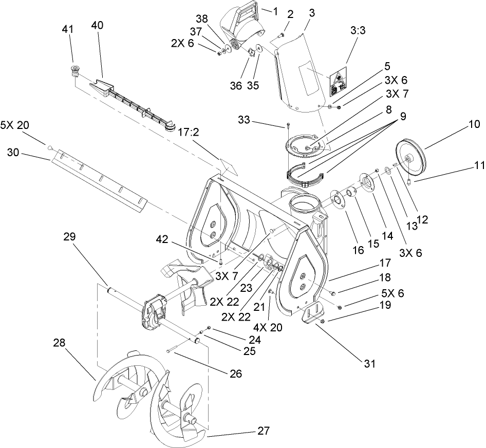 Auger Housing Assembly