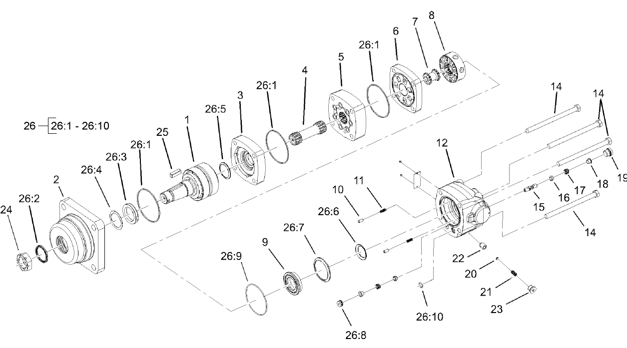 Hydraulic Motor Assembly No. 104-5233