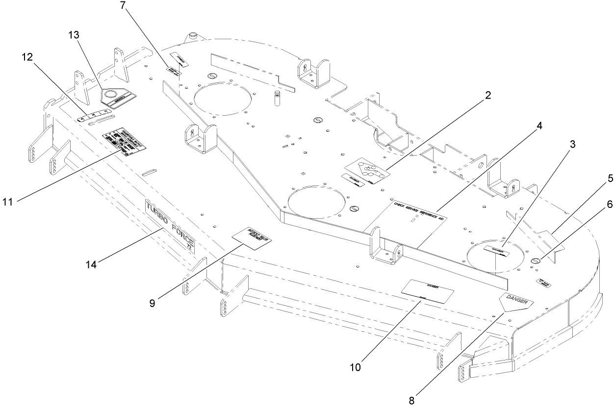 Deck Decal Assembly No. 107-7677