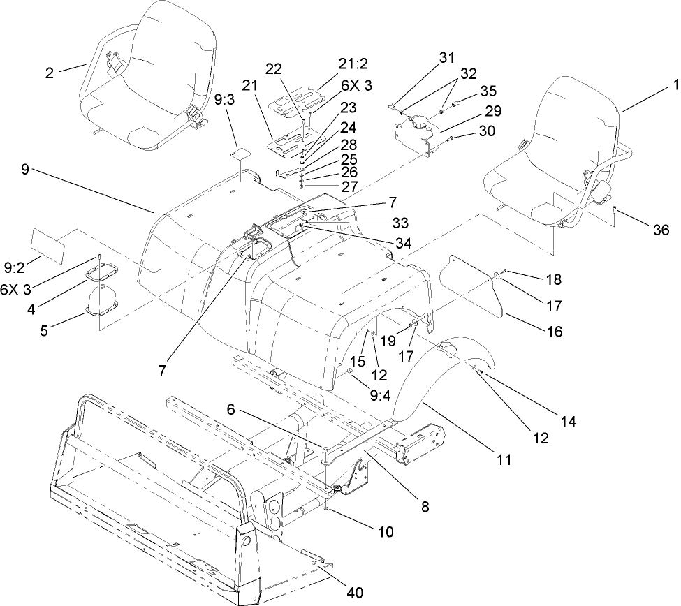 Shroud and Seat Assembly