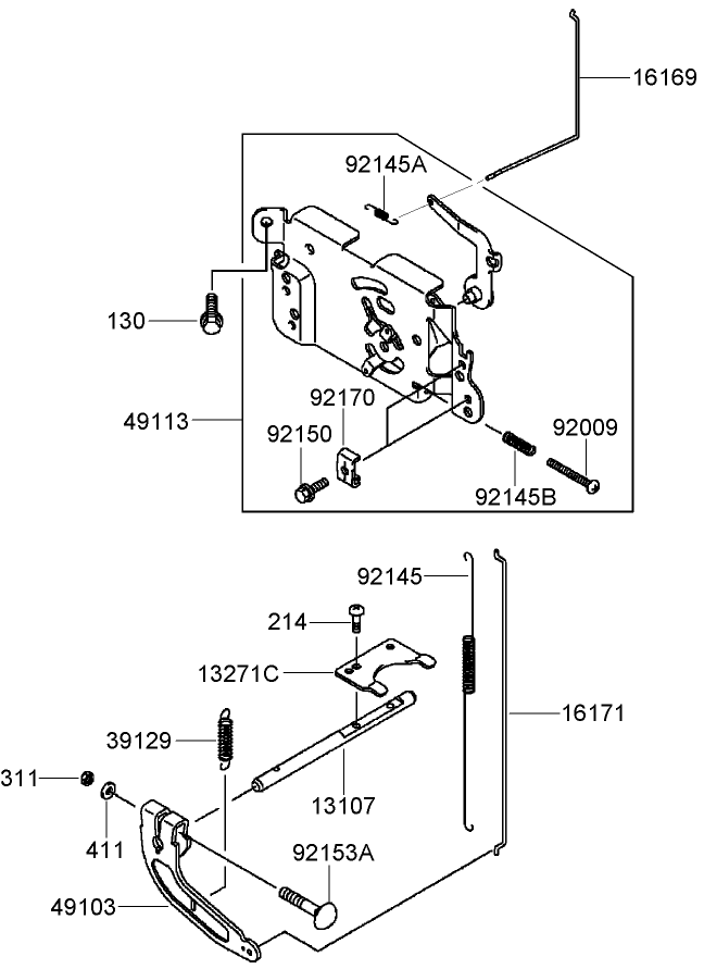 Control Equipment Assembly  Kawasaki FH541V-ES30