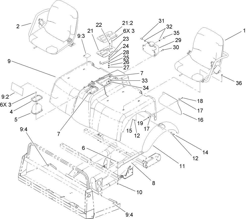 Shroud and Seat Assembly